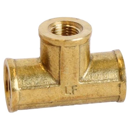 Atc ATC 1/8 in. FPT X 1/4 in. D FPT Brass Tee 6JC120910711030